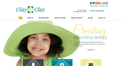 Desktop Screenshot of clayandclaydental.com